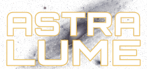 AstraLume logo gold seamless
